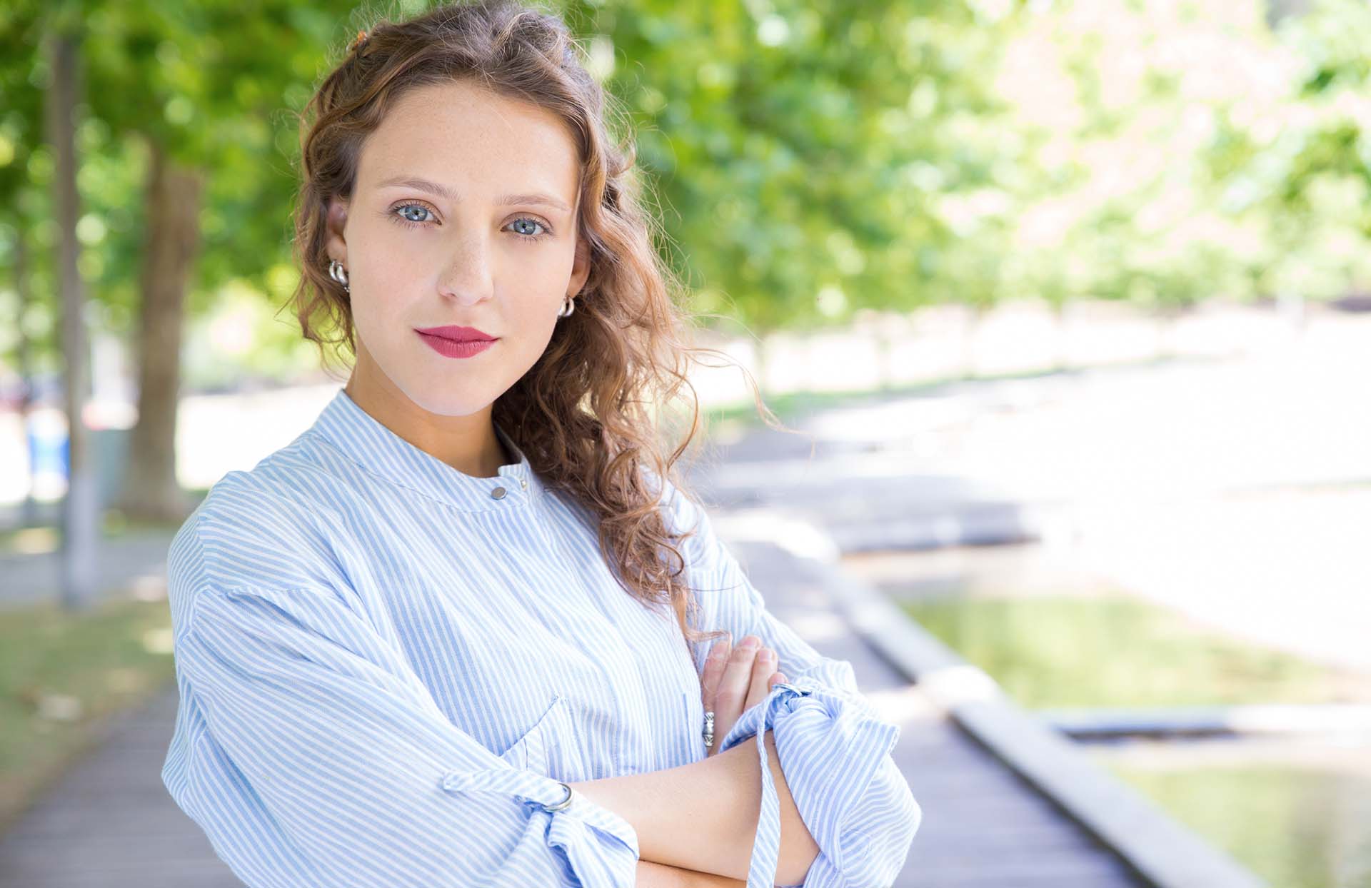 Retrato profesional en exteriores en Barcelona